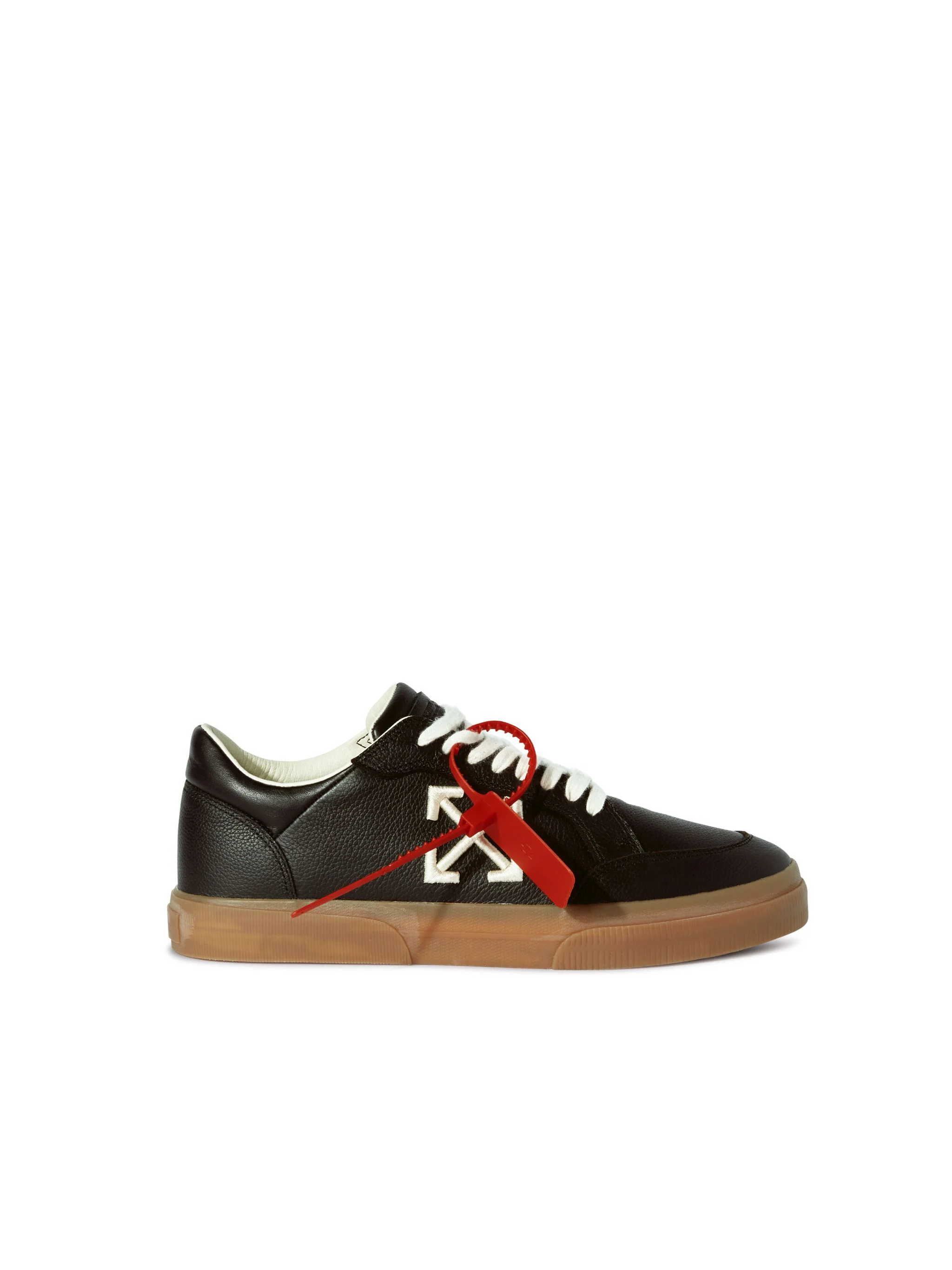 Black/Ivory Vulcanized Leather