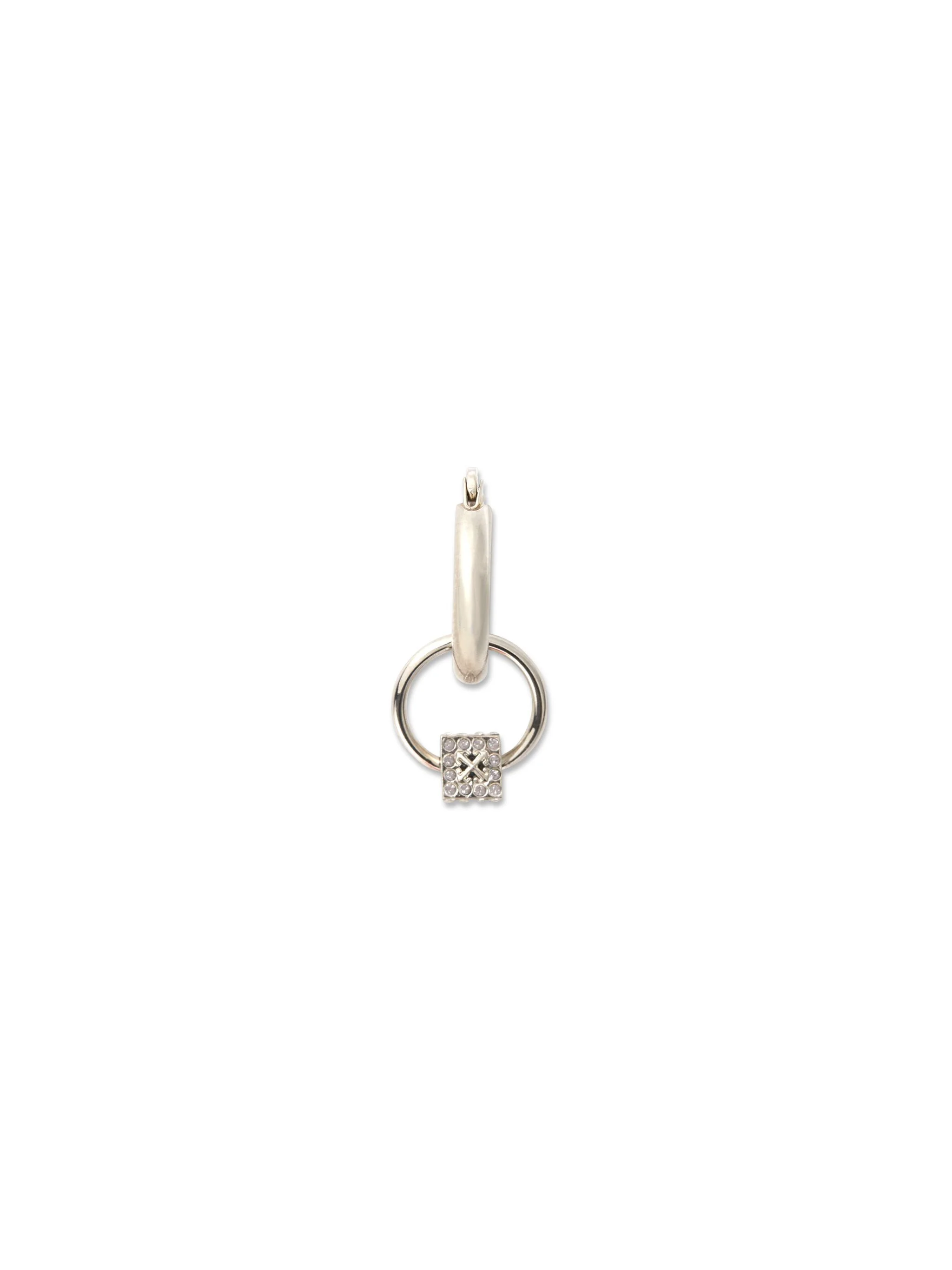 Mini Dice Mono Hoop Earring