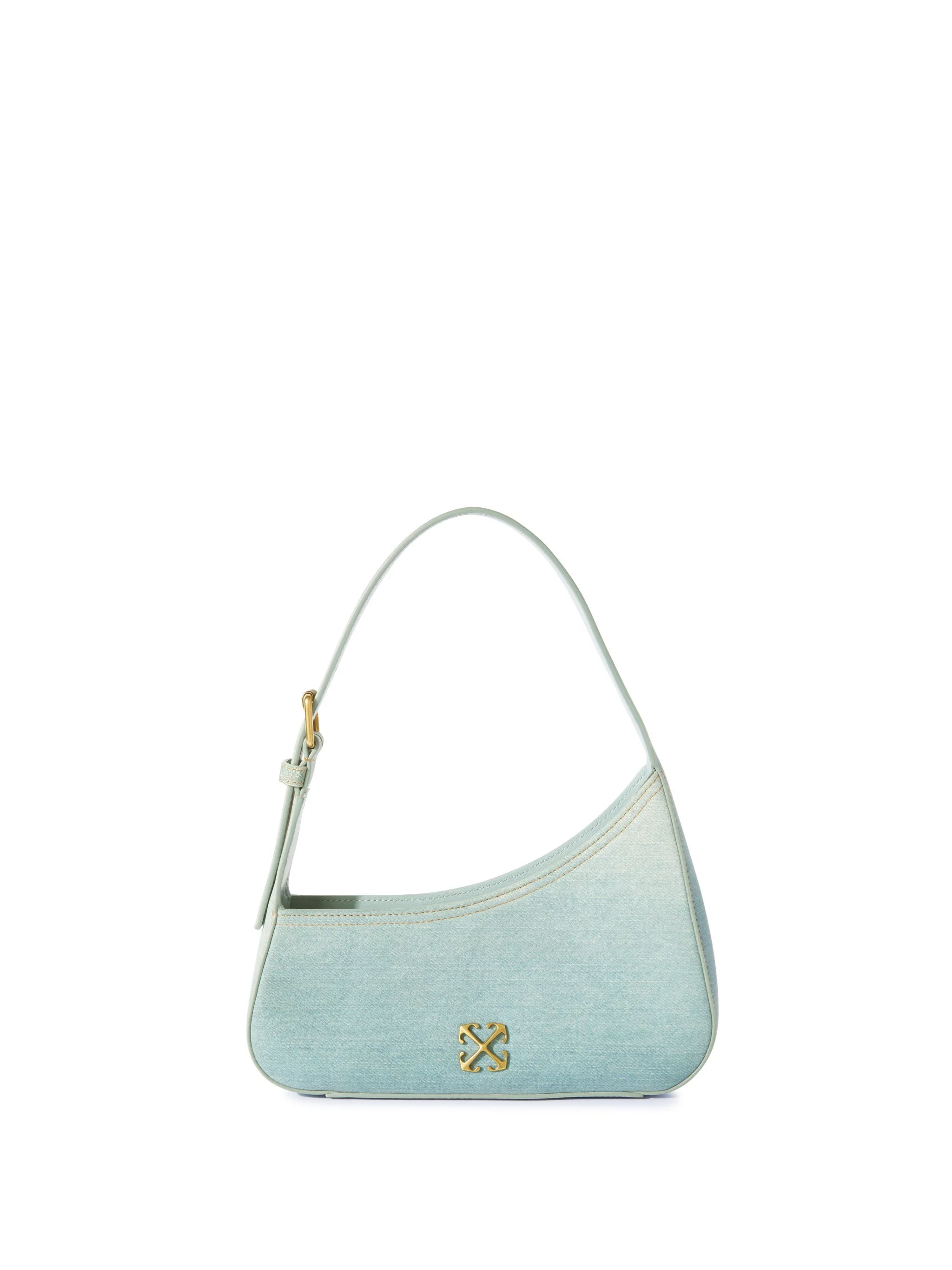 Jitney Shoulder Denim Leather Light Blue