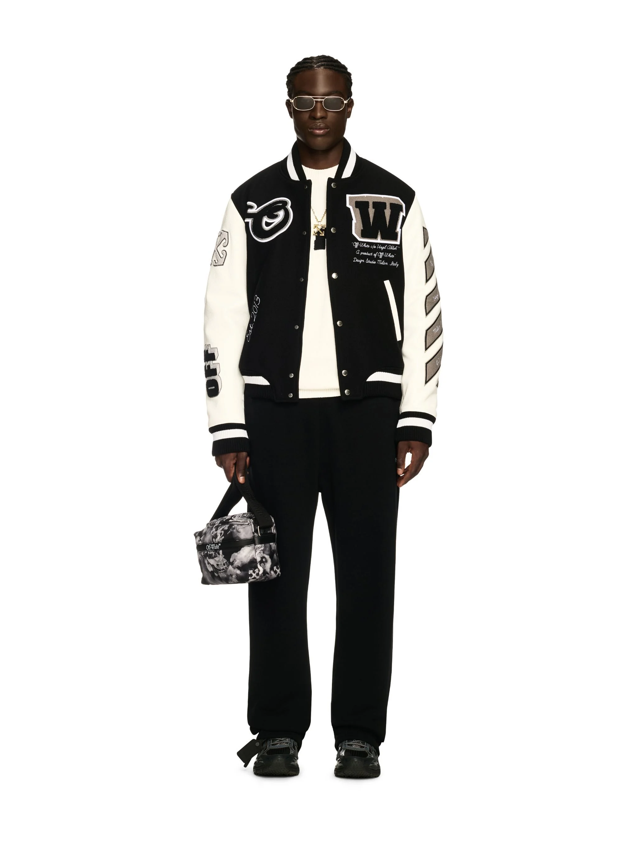 Leather/Wool Varsity Jacket