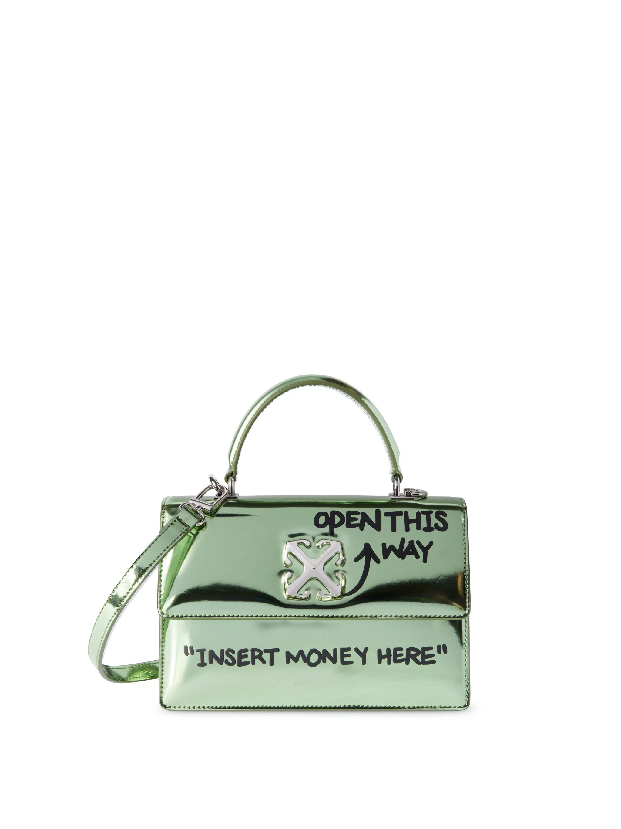 Green Jitney 1.4 Quote Top Handle Bag