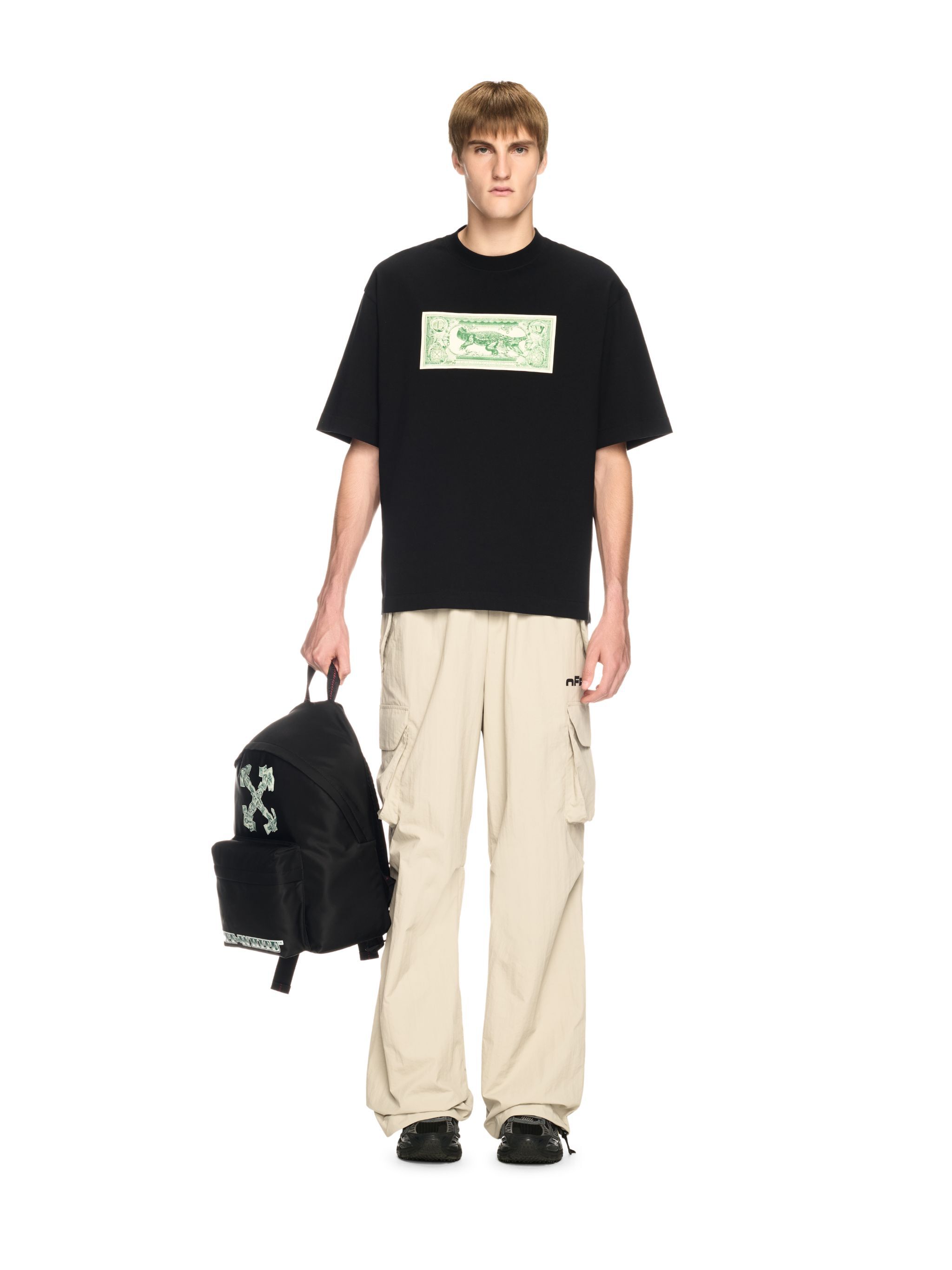Banknote Arrow Skate S/S Tee Black - Cas
