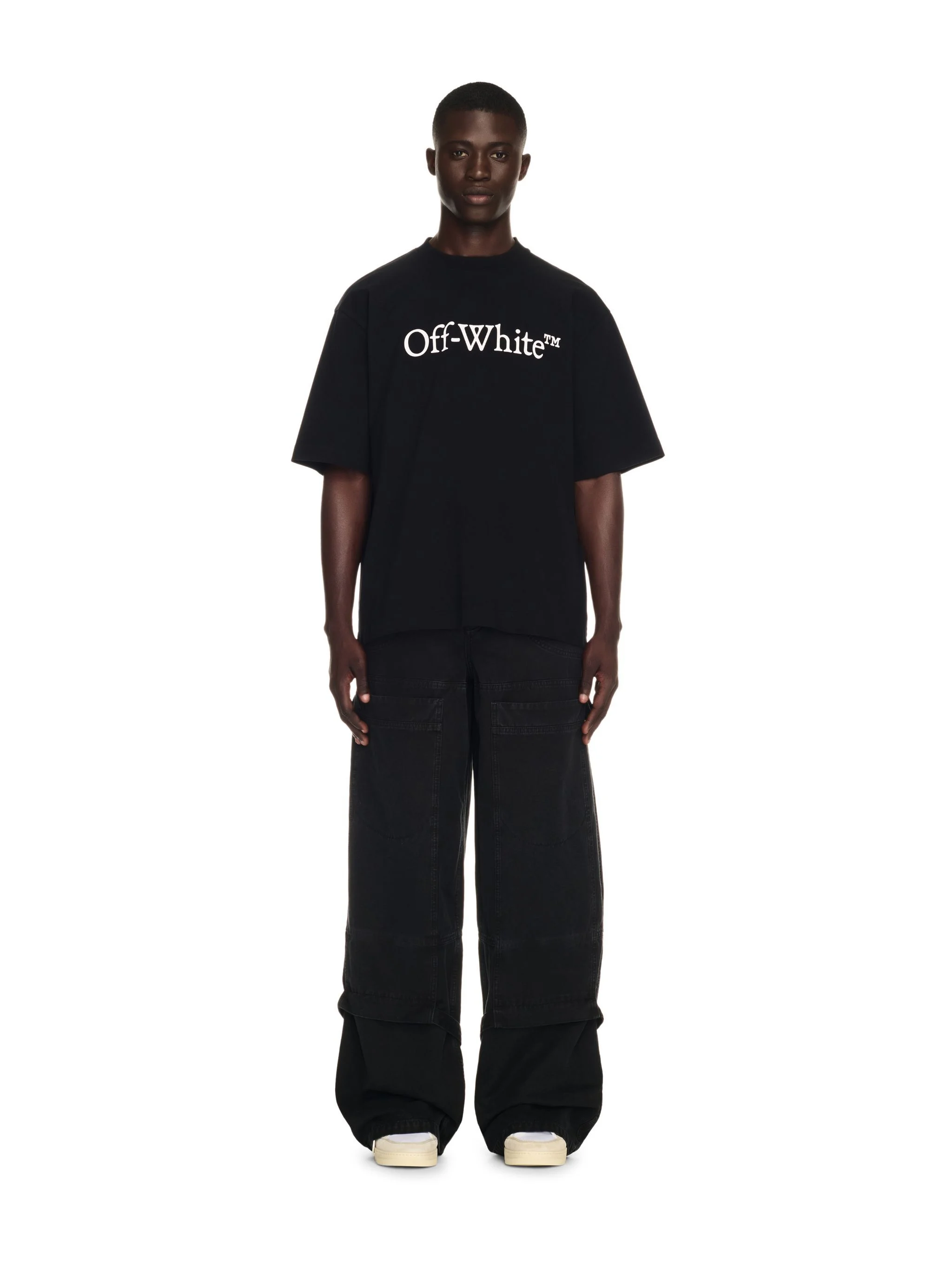 Black/White Big Bookish Skate S/S Tee